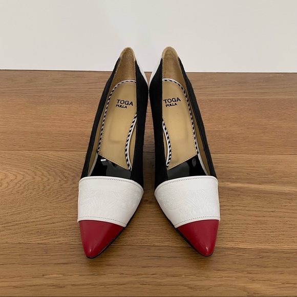 TOGA PULLA Contrast Metal Detailed Wedge Pump EU39 - Picture 2 of 11